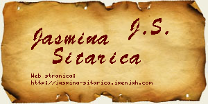 Jasmina Sitarica vizit kartica